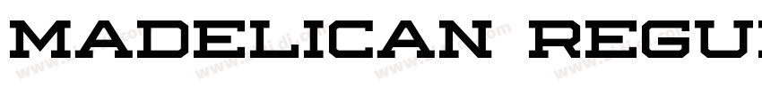 Madelican Regular字体转换